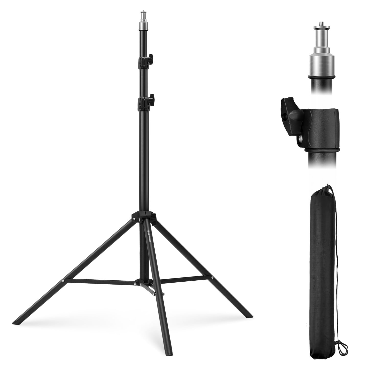 Amazon | K&F CONCEPT ライトスタンド 撮影用 230cmまで 耐荷重5kg